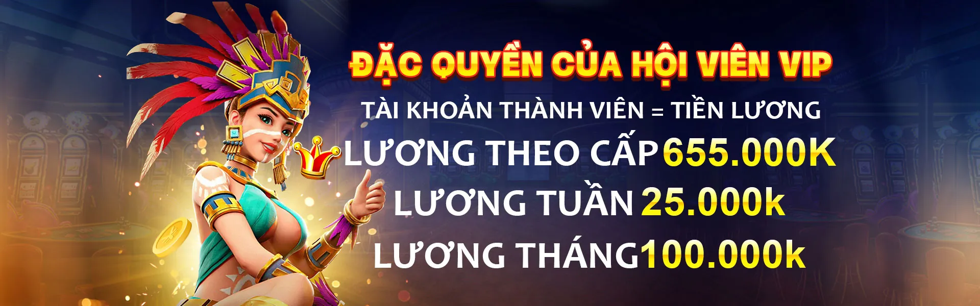 Hình ảnh đại diện chương trình VIP iWin68 Club với các biểu tượng sang trọng, thẻ VIP vàng và ánh sáng lấp lánh, thể hiện sự độc quyền và đẳng cấp của các thành viên VIP.